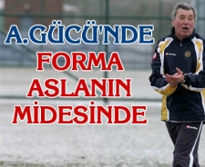 Ankaragücü'nde forma aslanın midesinde