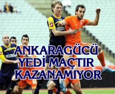 Ankaragücü 7 maçtır kazanamıyor