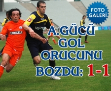 Ankaragücü gol orucunu bozdu: 1-1