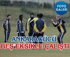 Ankaragücü 5 eksikle çalıştı