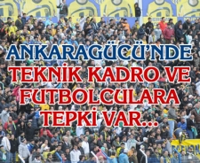 A.Gücü'nde teknik kadro ve futbolculara tepki var