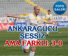 Ankaragücü sessiz ama faklı: 3-0