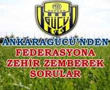 Ankaragücü'nden federasyona zehir zemberek sorular