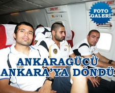 Ankaragücü Ankara'ya döndü