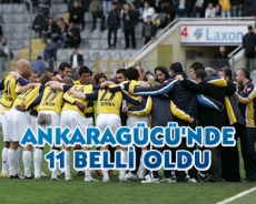 Ankaragücü'nde 11 belli oldu