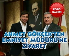 Ahmet Gökçek'ten Emniyet'e ziyaret