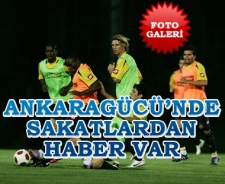 Ankaragücü'nde sakatlardan haber var