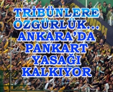 Başkentte pankart yasağı kalkıyor