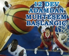 12 Dev Adam'dan muhteşem başlangıç: 86-47