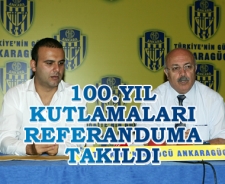 100. yıl kutlamaları referanduma takıldı