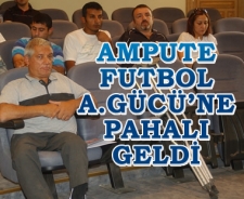 Ampute futbol A.Gücü'ne pahalı geldi