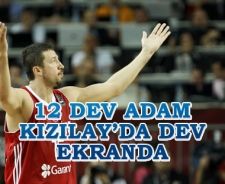 12 Dev Adam Kızılay'da dev ekranda