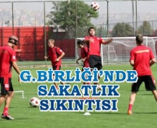 Gençlerbirliği'nde sakatlık sıkıntısı