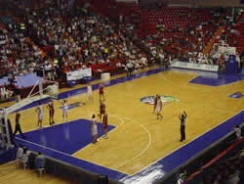 Atatürk spor Salonu'na makyaj