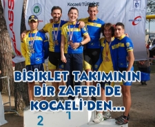 Bisiklet takımının bir zaferi de Kocaeli'den...