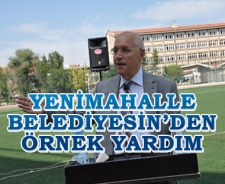 Yenimahalle Belediyesi'nden örnek yardım