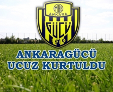 Ankaragücü ucuz kurtuldu