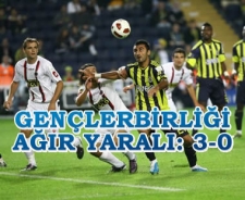Gençlerbirliği ağır yaralı: 3-0