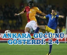 Ankaragücü'nü gösterdi: 2-4