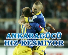 Ankaragücü hız kesmiyor 