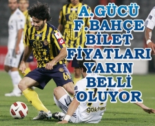 A.Gücü-F.Bahçe bilet fiyatları belli oluyor