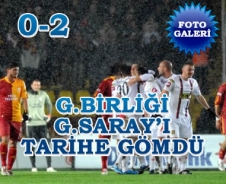 G.Birliği G.Saray'ı tarihe gömdü: 0-2