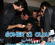 Soner 21 oldu