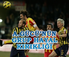 A.Gücü'nün grup hayalkırıklığı