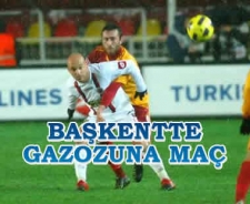 Başkentte gazozuna maç