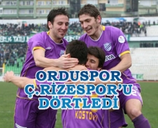 Orduspor Ç.Rizespor'u dörtledi