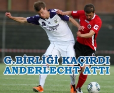 Gençlerbirliği kaçırdı Anderlecht attı