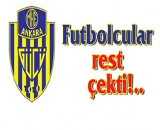 A.Gücü'nde futbolcular rest çekti