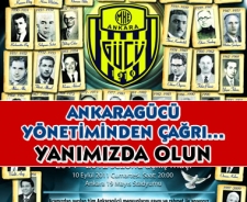 Ankaragücü yönetiminden davet "Yanımızda olun"