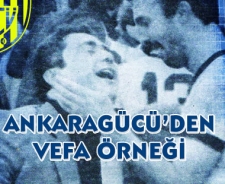 Ankaragücü'nden vefa örneği