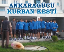 Ankaragücü kurban kestirdi