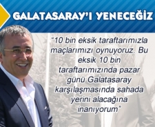 Yıldırım "Galatasaray'ı yeneceğimizi düşünüyorum"