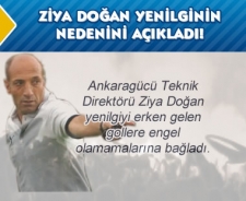 Ziya Doğan yenilginin nedenini açıkladı