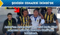 Ankara şehidini ikindi manazında uğurluyor...