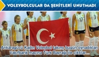 Ankaragücü voleybolcular'da şehitleri unutmadı