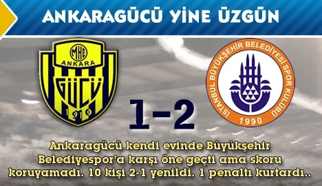 Ankaragücü yine üzgün