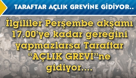 Ankaragücü taraftarı açlık grevine gidiyor....