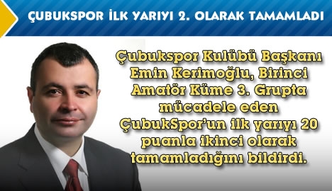 Çubukspor İlkyarıyı 2. Olarak Tamamladı..