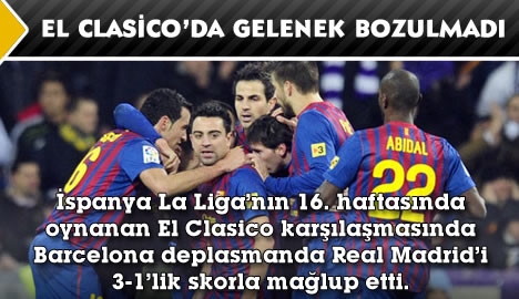 El Clasico'da Gelenek Bozulmadı