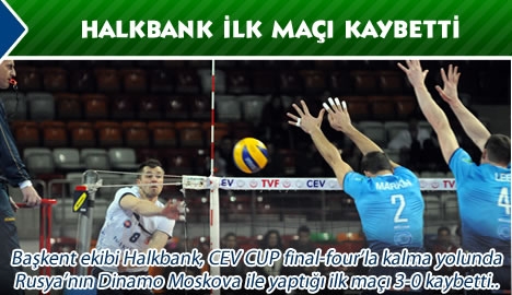 Halkbank ilk maçı kaybetti