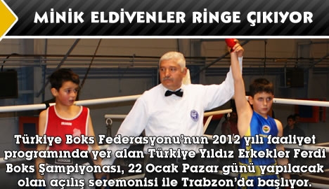 Minik eldivenler ringe çıkıyor...