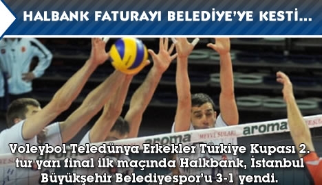 Halkbank faturayı Belediye'ye kesti...