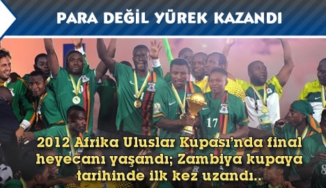 Afrika kupasını para değil yürek kazandı....