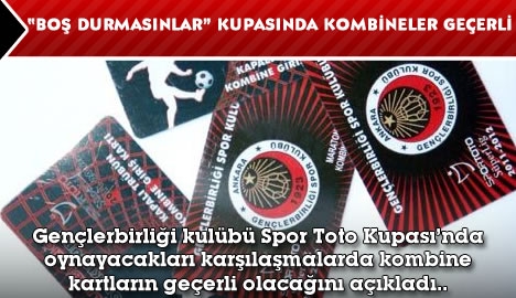 Gençlerbirliği kombineleri "Boş Durmasınlar" kupasında geçerli...