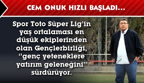 Cem Onuk hızlı başladı...