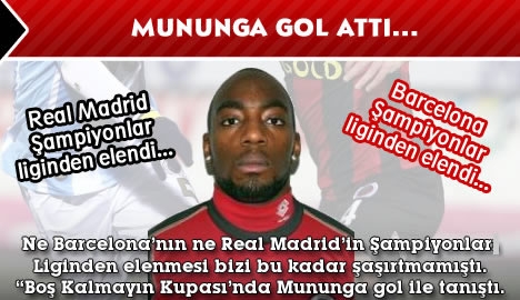 Mununga gol attı....